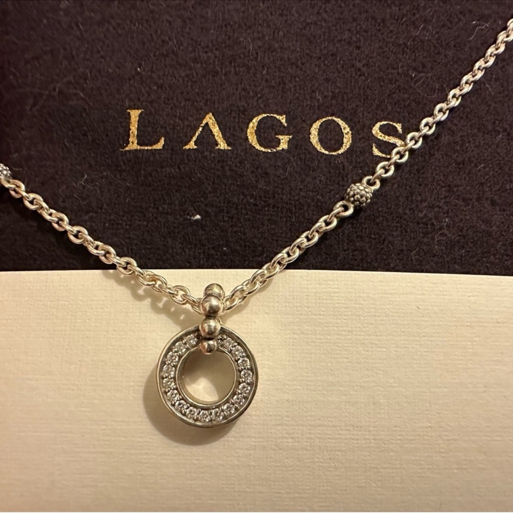 Lagos Silver Necklace with Pendant